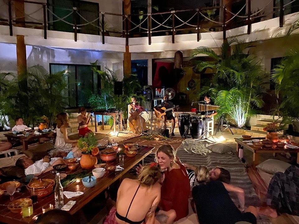 La Posada Del Agua Y Fuego Chemuyil Exteriör bild
